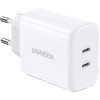 Сетевое зарядное Ugreen CD243 10343 (белый)